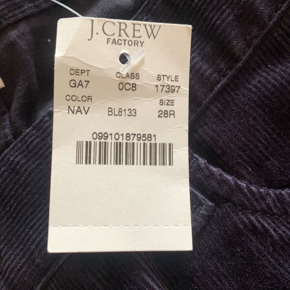 NWT! J. Crew Factory Stretch Cord - Picture 6 of 6